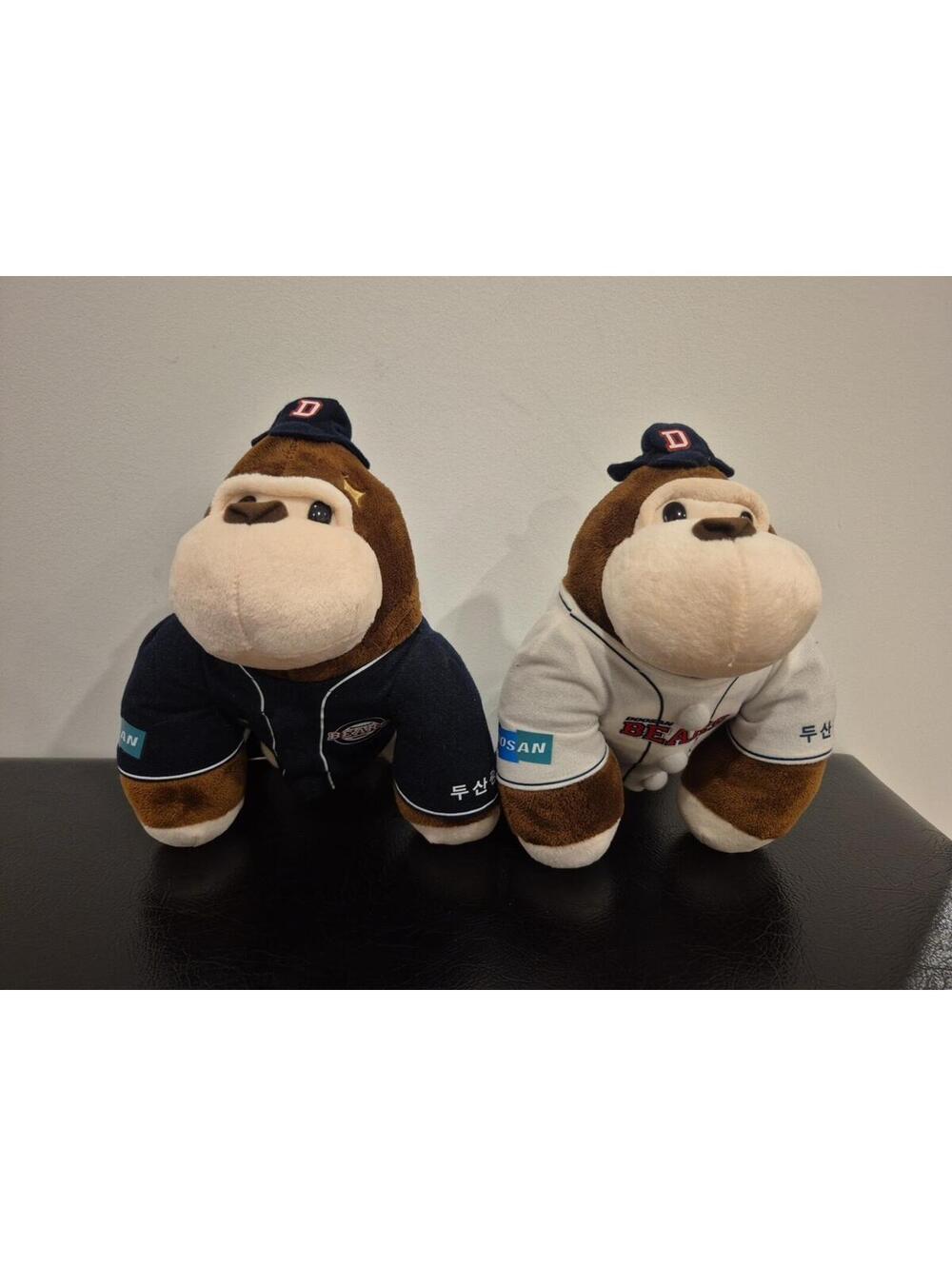 (X2) Doosan Bears Plush Gorillas Mr. Go Baseball Team KBO Korea Korean NEPOS